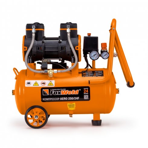 Компрессор безмасляный FoxWeld AERO 250/24F