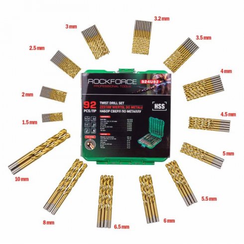 Набор сверл RockForce RF-924U92