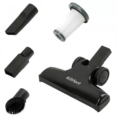 Вертикальный пылесос Kitfort KT-525-2 (серый)