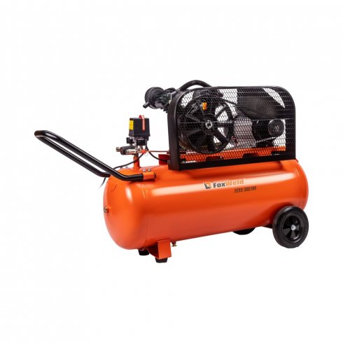 Компрессор масляный ременной FoxWeld AERO 380/100