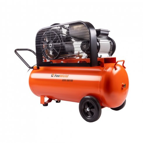 Компрессор масляный ременной FoxWeld AERO 380/100
