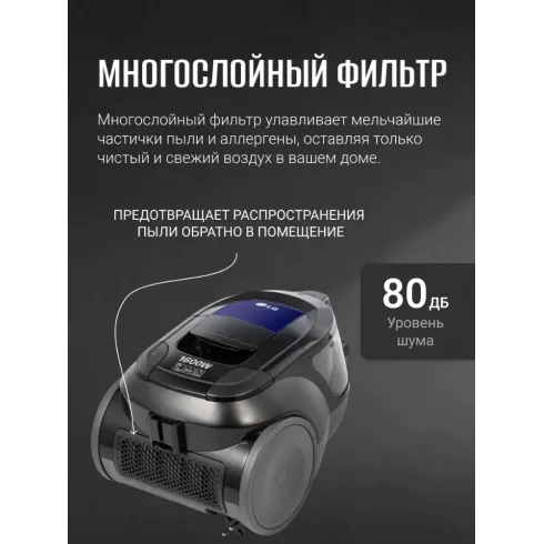 Пылесос LG VK69662N