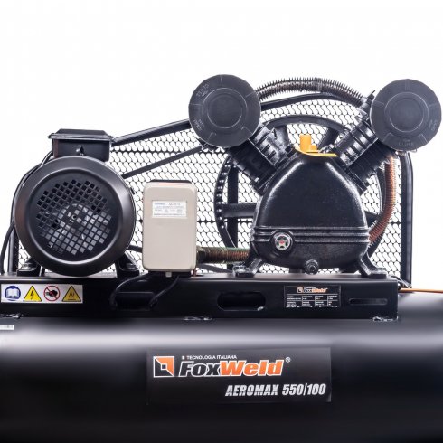 Компрессор масляный ременной FoxWeld AEROMAX 550/100
