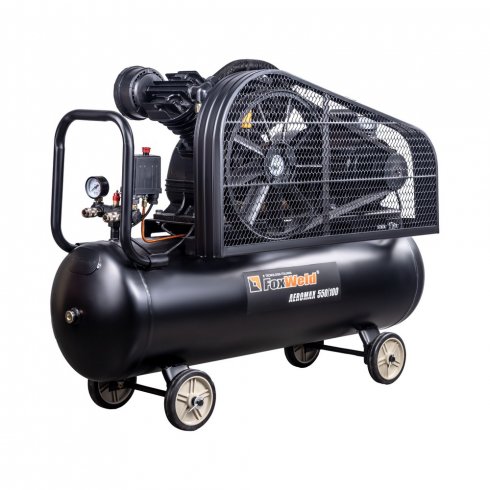 Компрессор масляный ременной FoxWeld AEROMAX 550/100