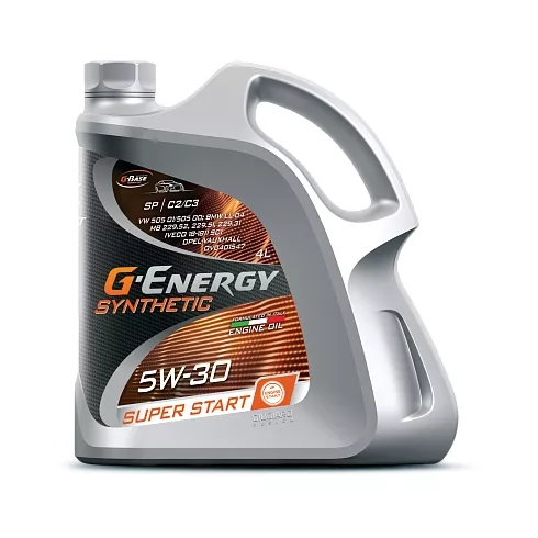 Масло моторное G-Energy Synthetic Super Start 5W-30 4л