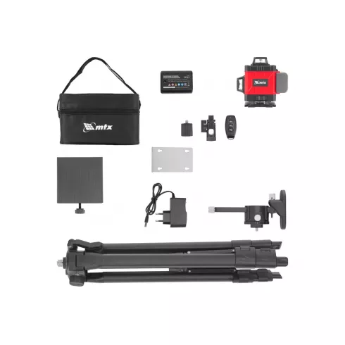 Лазерный уровень MTX ML 360-4 Pro SET (350845)