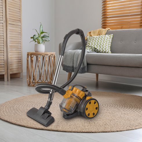 Пылесос Endever SkyClean VC-640 (светло-оранжевый/серый)