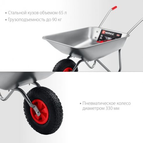 Тачка садовая Mirax MX-1