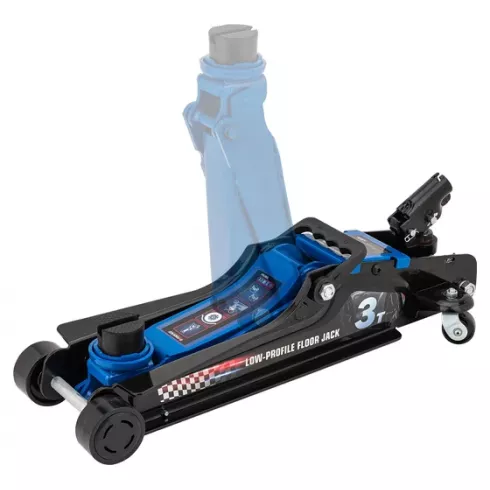 Домкрат подкатной гидравлический низкопрофильный с поворотной ручкой Forsage F-TR8154