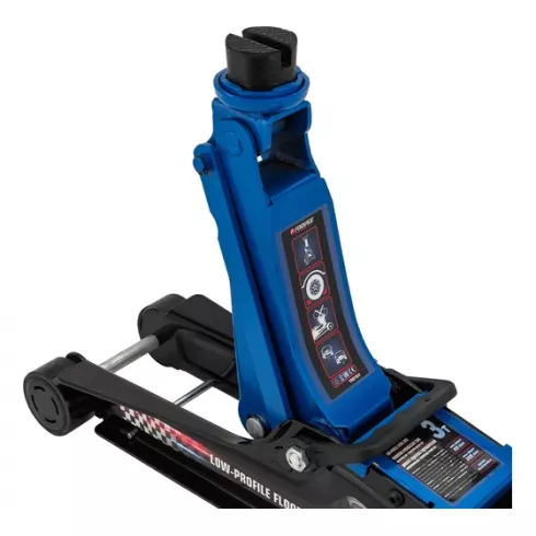 Домкрат подкатной гидравлический низкопрофильный с поворотной ручкой Forsage F-TR8154