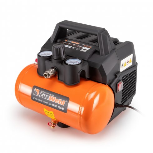 Компрессор безмасляный FoxWeld AERO 130/6F