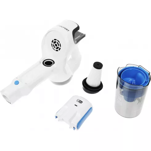 Вертикальный пылесос CoolFort CF-3006 (белый/голубой)