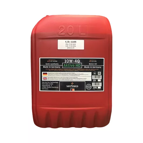 Масло моторное Senfineco Aktive HD 10W-40 API CI-4/SL ACEA E7, A3/B4 20л
