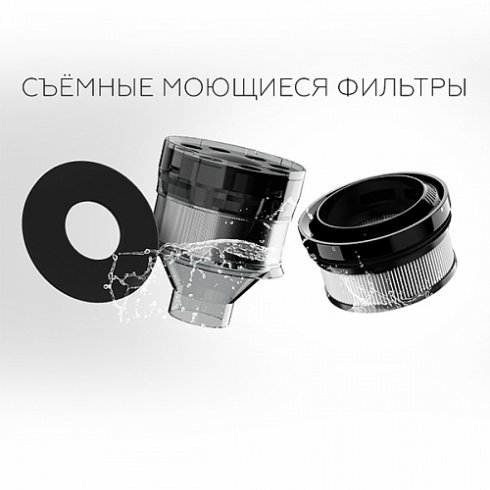 Вертикальный пылесос BQ VCA1000W (серый/красный)