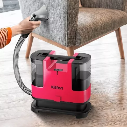 Пылесос Kitfort KT-5162-1 (черный/малиновый)