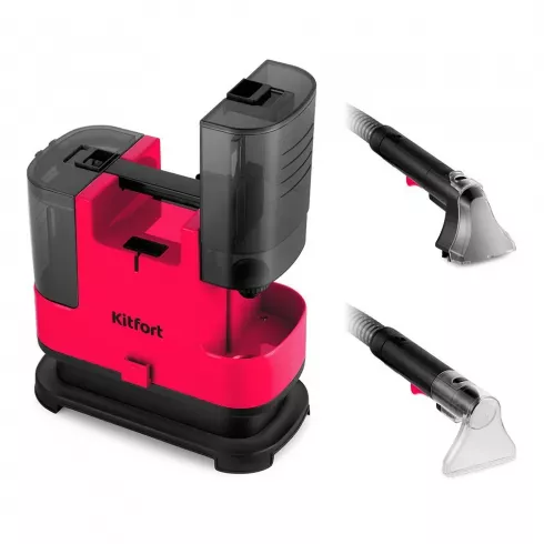 Пылесос Kitfort KT-5162-1 (черный/малиновый)