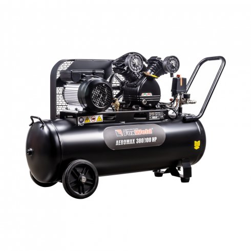 Компрессор масляный ременной FoxWeld AEROMAX 380/100 HP