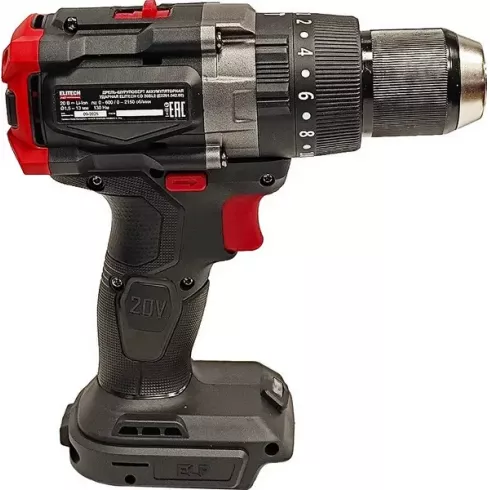 Дрель-шуруповерт аккумуляторная ударная Elitech CD 20BL2 (E2201.042.00)