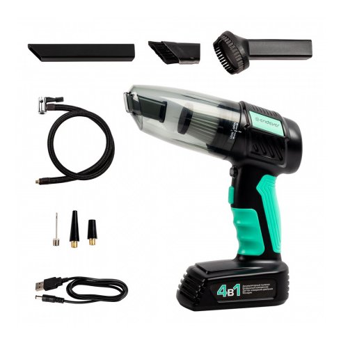 Портативный пылесос Endever SkyClean VC-295 (мятный/черный)