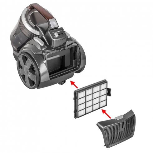 Пылесос Endever SkyClean VC-660 (серый/мокко)