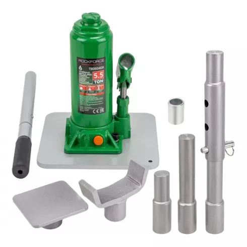 Домкрат бутылочный гидравлический RockForce RF-T90604DX