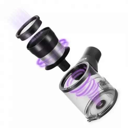 Вертикальный пылесос Kitfort КТ-5168-2 (черный/зеленый)