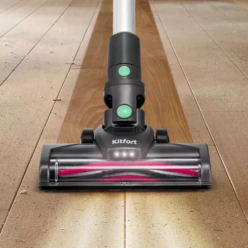 Вертикальный пылесос Kitfort КТ-5168-2 (черный/зеленый)