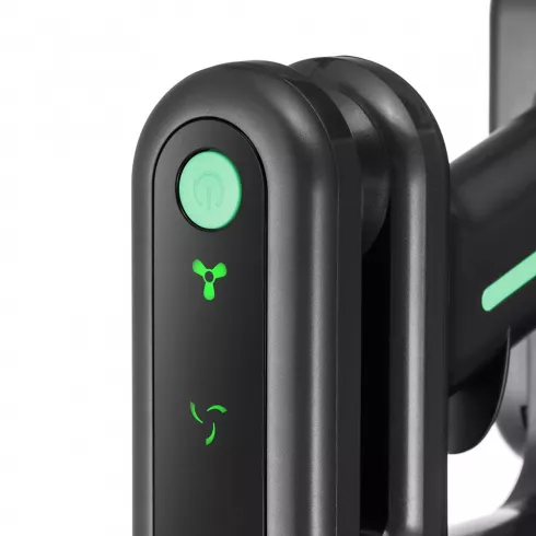 Вертикальный пылесос Kitfort КТ-5168-2 (черный/зеленый)