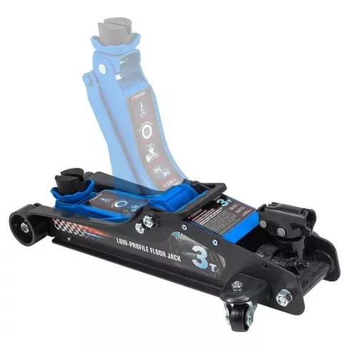 Домкрат подкатной гидравлический низкопрофильный с поворотной ручкой Forsage F-TR8204