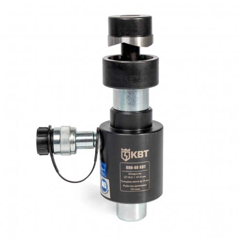 Пресс гидравлический для пробивки отверстий КВТ ППО-60 серия ПРОФИ