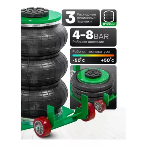 Домкрат подкатной пневматический RockForce RF-TRA1812