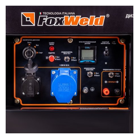 Дизельный генератор FoxWeld Expert D6500-1