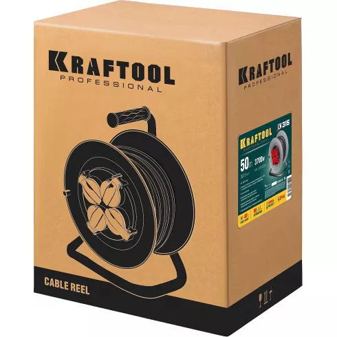 Удлинитель на катушке KRAFTOOL 50м (55085-50_z01)