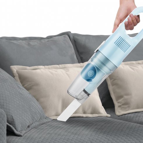 Вертикальный пылесос Kitfort KT-586-2 (голубой)