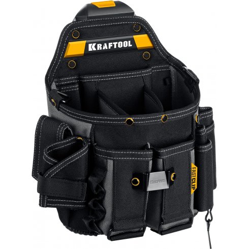 Сумка поясная Kraftool KPB-23 с быстросъёмным креплением FastClip