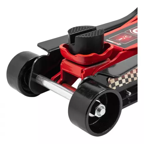 Домкрат подкатной гидравлический низкопрофильный с поворотной ручкой ForceKraft  FK-TR8204