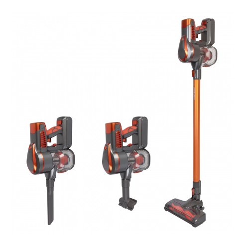 Вертикальный пылесос Endever SkyClean VC-301 (темно-серый/оранжевый)