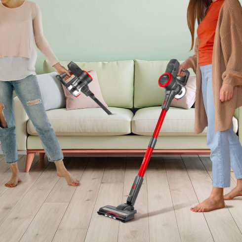 Вертикальный пылесос Kitfort KT-5175-2 (красный)