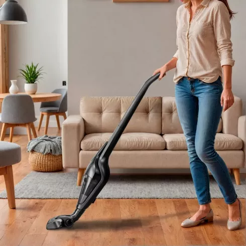 Вертикальный пылесос Kitfort KT-5161-1 (темно-серый)