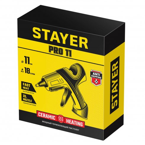 Пистолет клеевой Stayer PRO 11