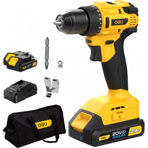 Дрель-шуруповерт Deli EDC120