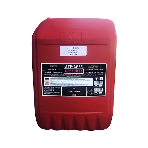 Масло трансмиссионное Senfineco 8HP ATF-AG55 GearUltra 20л