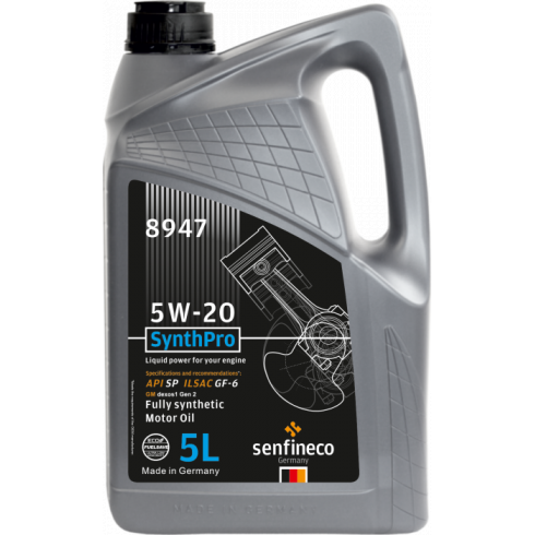 Масло моторное Senfineco SynthPro 5W-20 API SP ILSAC GF-6 5 л 8947