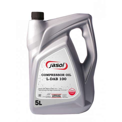 Масло компрессорное Jasol COMPRESSOR OIL L-DAB 100 5л