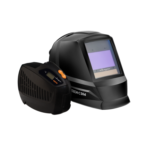 Щиток сварщика СИЗОД Сварог TECH C50d с устройством подачи воздуха Vento