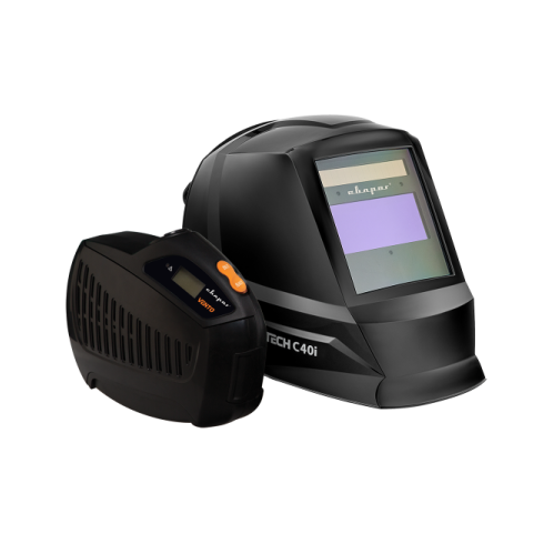 Щиток сварщика СИЗОД Сварог TECH C40i с устройством подачи воздуха Vento