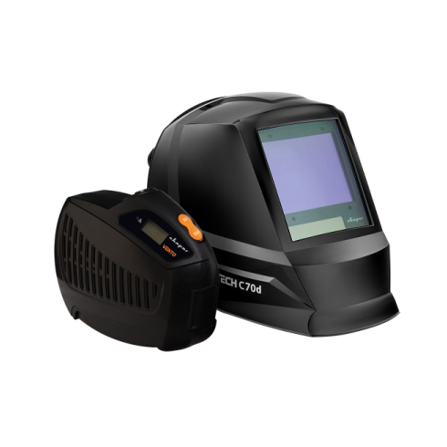 Сварочный щиток Сварог Tech C70D с устройством подачи воздуха Vento