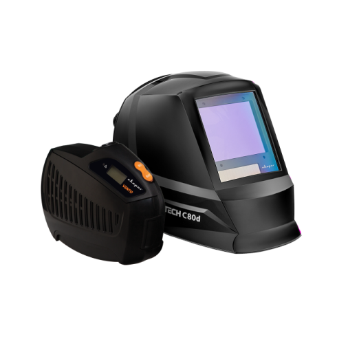 Сварочный щиток Сварог Tech C80d с устройством подачи воздуха Vento