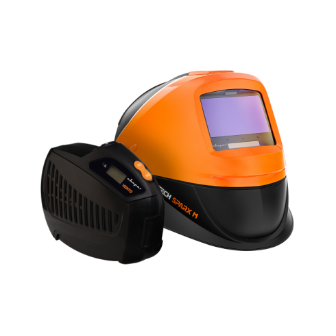 Сварочный щиток Сварог Tech Sparx M с устройством подачи воздуха Vento (98215)