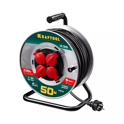 Удлинитель на катушке KRAFTOOL 50м (55085-50_z01)